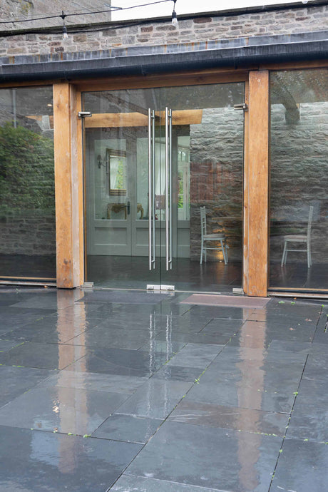 From The Anvil - Satin Marine SS (316) 1.8m T Bar Handle B2B Fix 32mm | Sku. 50238 | Trade Door Handles.