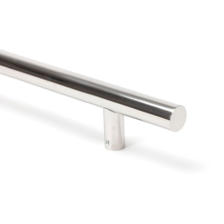 From The Anvil - Polished Marine SS (316) 0.6m T Bar Handle Bolt Fix 32mm | Sku. 50240 | Trade Door Handles.