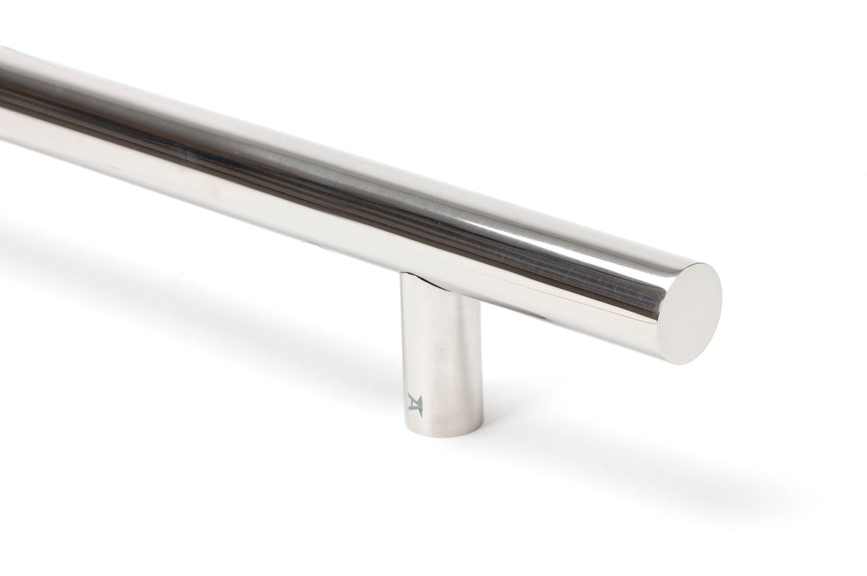 From The Anvil - Polished Marine SS (316) 1.2m T Bar Handle Bolt Fix 32mm | Sku. 50246 | Trade Door Handles.