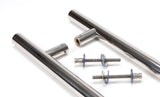 From The Anvil - Polished Marine SS (316) 1.8m T Bar Handle B2B Fix 32mm | Sku. 50253 | Trade Door Handles.