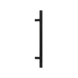 From The Anvil - Matt Black SS (316) 0.6m T Bar Handle Secret Fix 32mm | Sku. 50254 | Trade Door Handles.