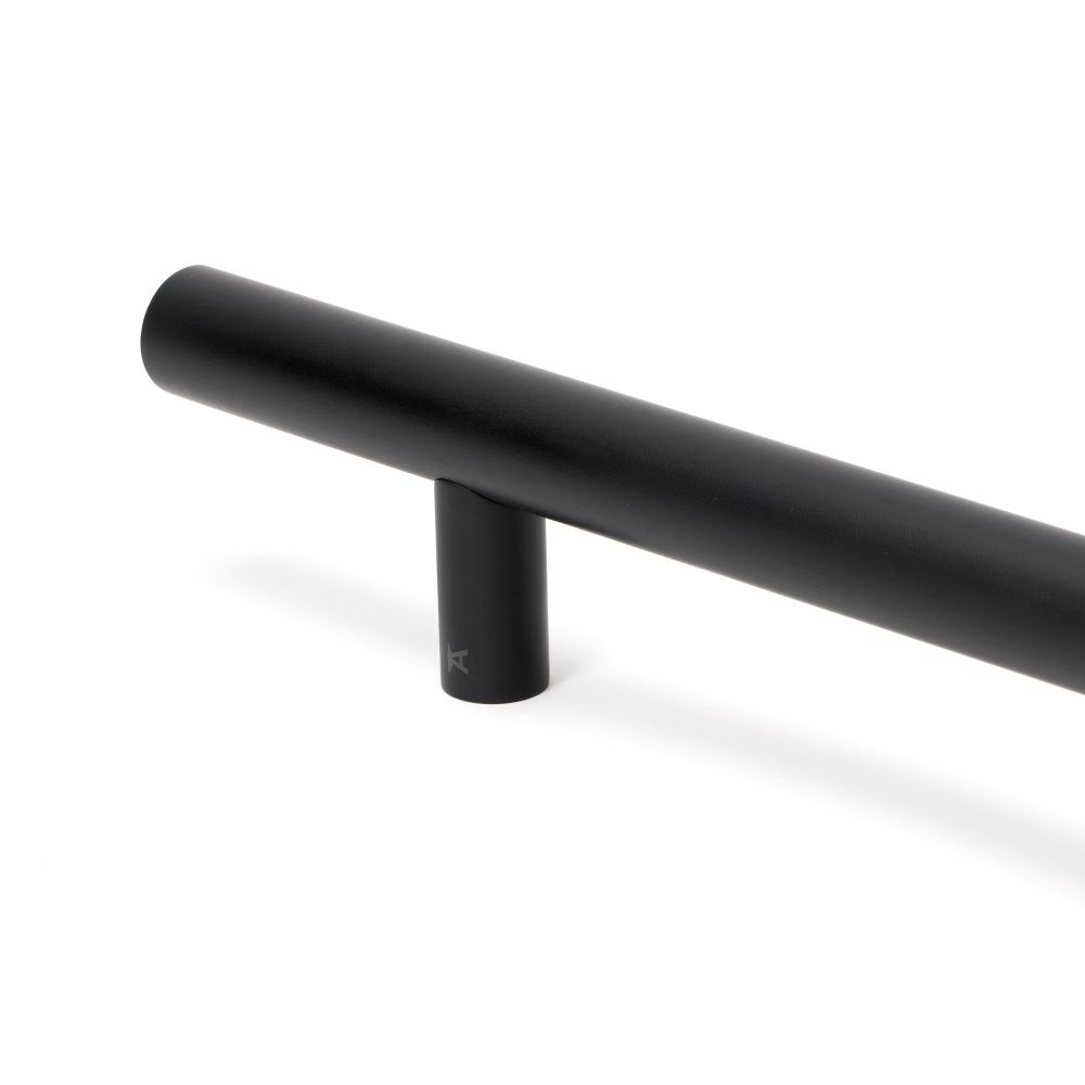 From The Anvil - Matt Black SS (316) 0.6m T Bar Handle Secret Fix 32mm | Sku. 50254 | Trade Door Handles.