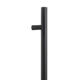 From The Anvil - Matt Black SS (316) 0.6m T Bar Handle Secret Fix 32mm | Sku. 50254 | Trade Door Handles.
