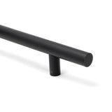 From The Anvil - Matt Black SS (316) 0.9m T Bar Handle Secret Fix 32mm | Sku. 50257 | Trade Door Handles.