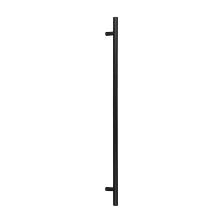 From The Anvil - Matt Black SS (316) 1.2m T Bar Handle Secret Fix 32mm | Sku. 50260 | Trade Door Handles.