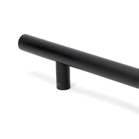 From The Anvil - Matt Black SS (316) 1.2m T Bar Handle Bolt Fix 32mm | Sku. 50261 | Trade Door Handles.