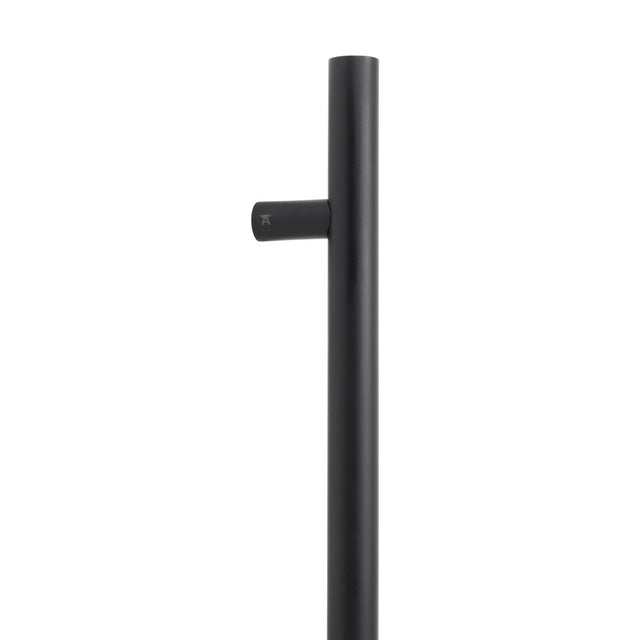 From The Anvil - Matt Black SS (316) 1.2m T Bar Handle Bolt Fix 32mm | Sku. 50261 | Trade Door Handles.