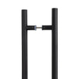 From The Anvil - Matt Black SS (316) 1.2m T Bar Handle B2B Fix 32mm | Sku. 50262 | Trade Door Handles.