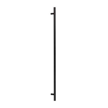 From The Anvil - Matt Black SS (316) 1.5m T Bar Handle Secret Fix 32mm | Sku. 50263 | Trade Door Handles.
