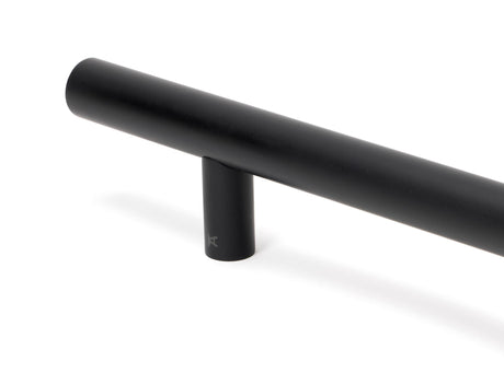 From The Anvil - Matt Black SS (316) 1.5m T Bar Handle Bolt Fix 32mm | Sku. 50264 | Trade Door Handles.