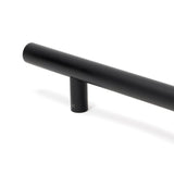 From The Anvil - Matt Black SS (316) 1.5m T Bar Handle Bolt Fix 32mm | Sku. 50264 | Trade Door Handles.