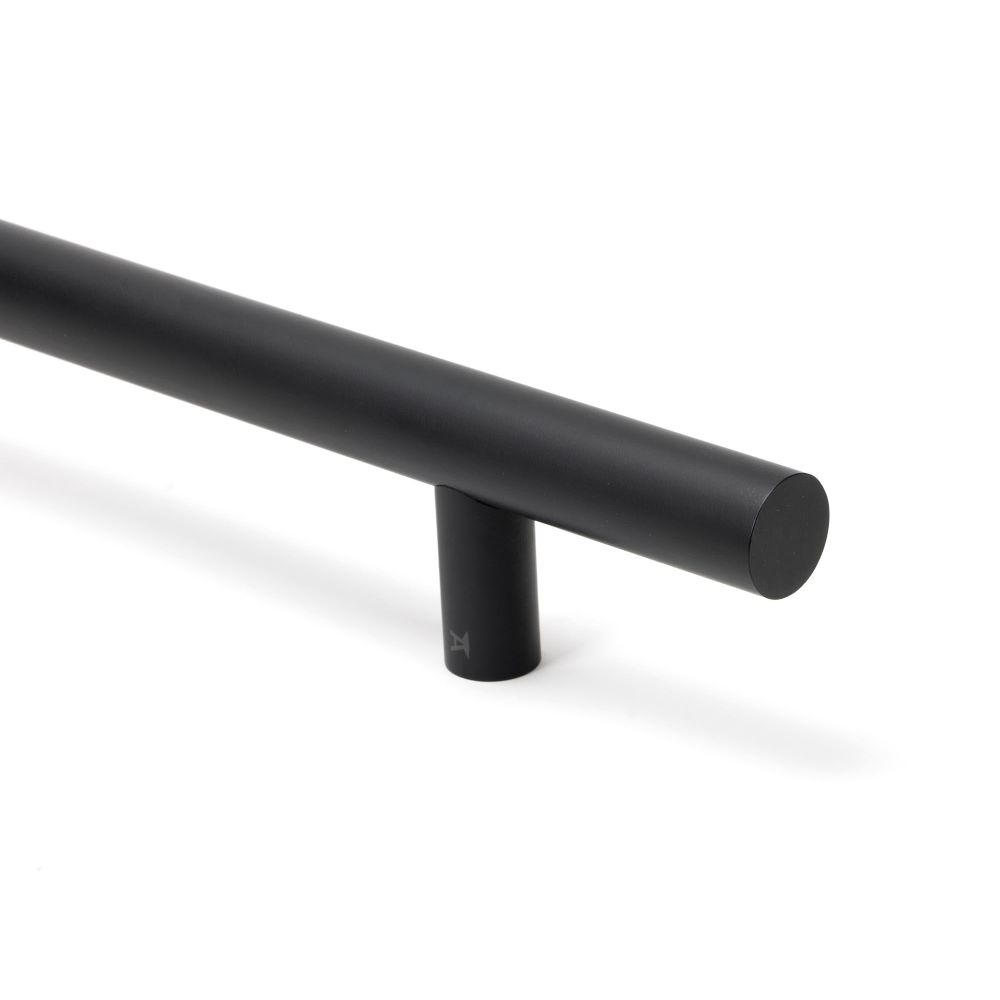 From The Anvil - Matt Black SS (316) 1.8m T Bar Handle Bolt Fix 32mm | Sku. 50267 | Trade Door Handles.
