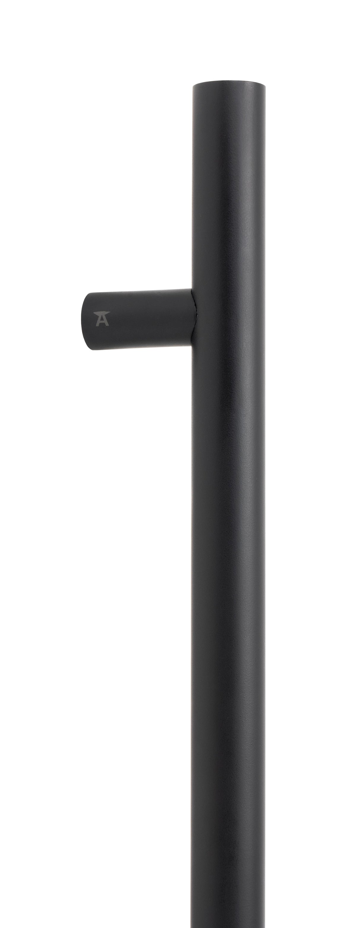 From The Anvil - Matt Black SS (316) 1.8m T Bar Handle Bolt Fix 32mm | Sku. 50267 | Trade Door Handles.