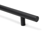 From The Anvil - Matt Black SS (316) 1.8m T Bar Handle B2B Fix 32mm | Sku. 50268 | Trade Door Handles.