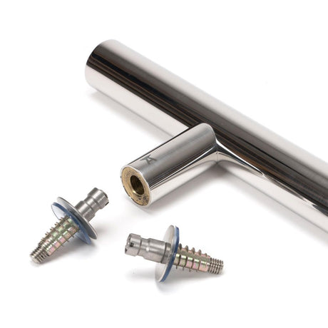 From The Anvil - Satin SS (304) 50mm Secret Fixings for T Bar (2) | Sku. 50270 | Trade Door Handles.