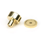 From The Anvil - Polished Brass Kelso Cabinet Knob - 25mm (Plain) | Sku. 50292 | Trade Door Handles.