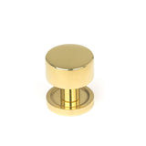From The Anvil - Polished Brass Kelso Cabinet Knob - 25mm (Plain) | Sku. 50292 | Trade Door Handles.