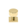 From The Anvil - Polished Brass Kelso Cabinet Knob - 25mm (Square) | Sku. 50294 | Trade Door Handles.