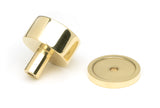 From The Anvil - Polished Brass Kelso Cabinet Knob - 32mm (Plain) | Sku. 50295 | Trade Door Handles.