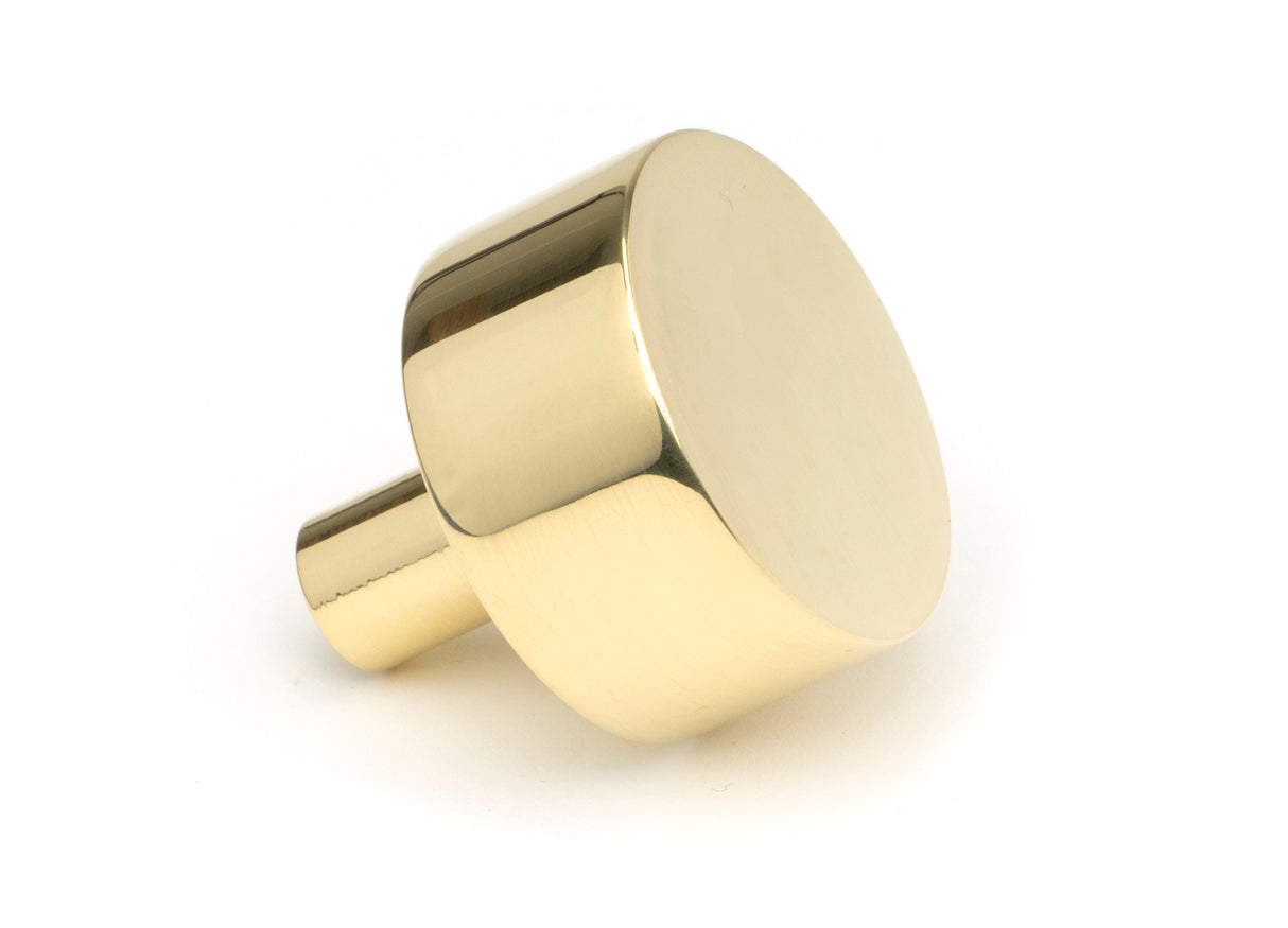 From The Anvil - Polished Brass Kelso Cabinet Knob - 32mm (No Rose)