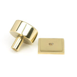 From The Anvil - Polished Brass Kelso Cabinet Knob - 32mm (Square) | Sku. 50297 | Trade Door Handles.