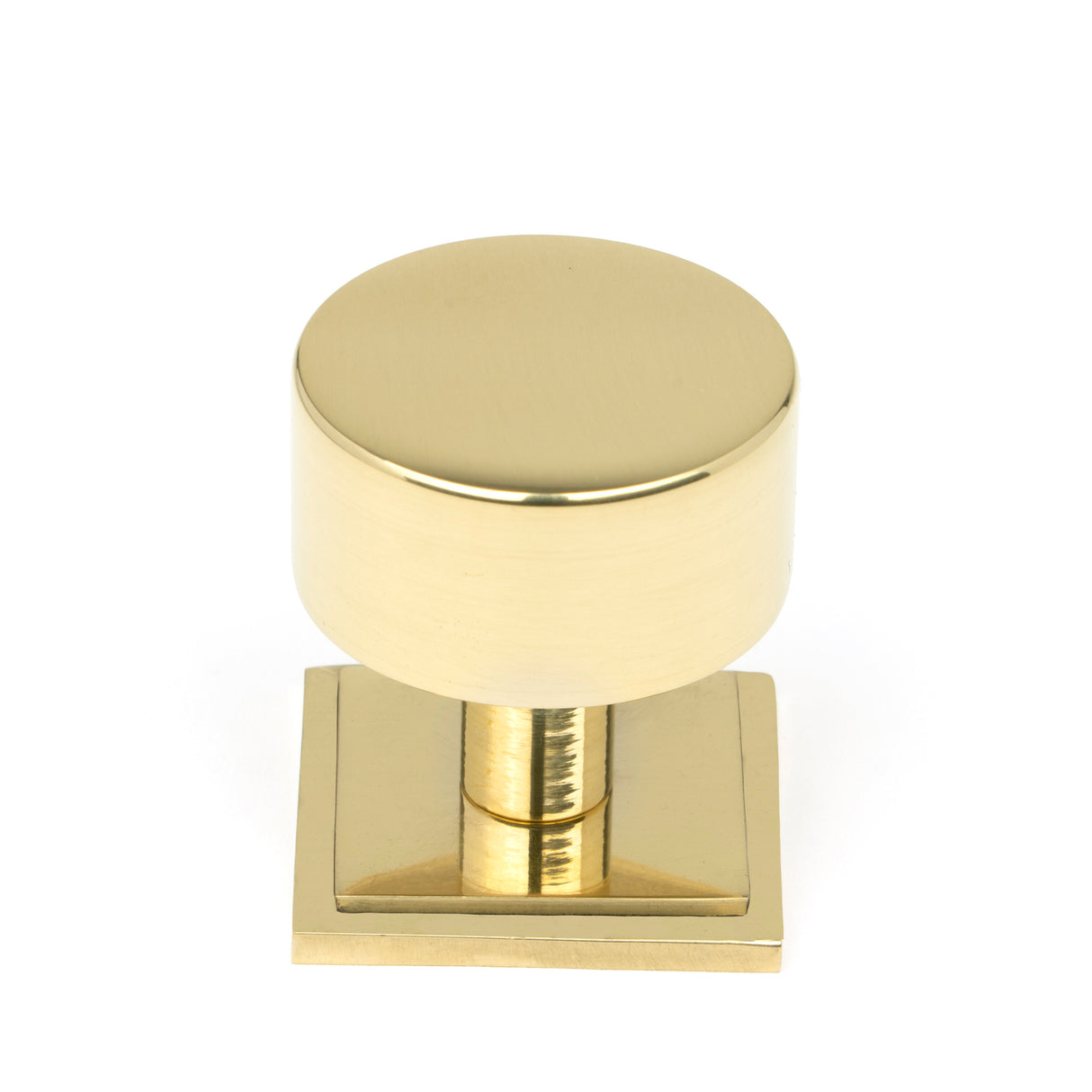 From The Anvil - Polished Brass Kelso Cabinet Knob - 32mm (Square) | Sku. 50297 | Trade Door Handles.