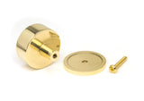 From The Anvil - Polished Brass Kelso Cabinet Knob - 38mm (Plain) | Sku. 50298 | Trade Door Handles.