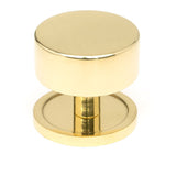 From The Anvil - Polished Brass Kelso Cabinet Knob - 38mm (Plain) | Sku. 50298 | Trade Door Handles.