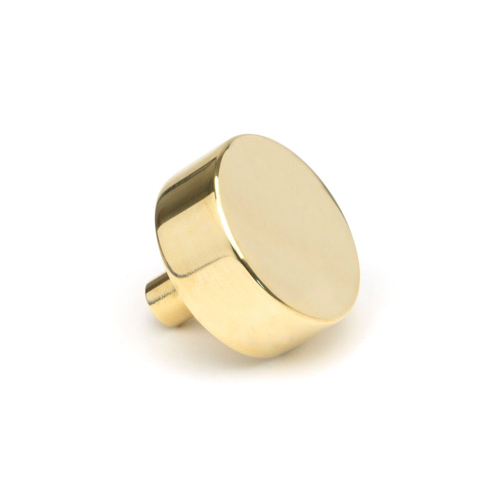 From The Anvil - Polished Brass Kelso Cabinet Knob - 38mm (No Rose) | Sku. 50299 | Trade Door Handles.