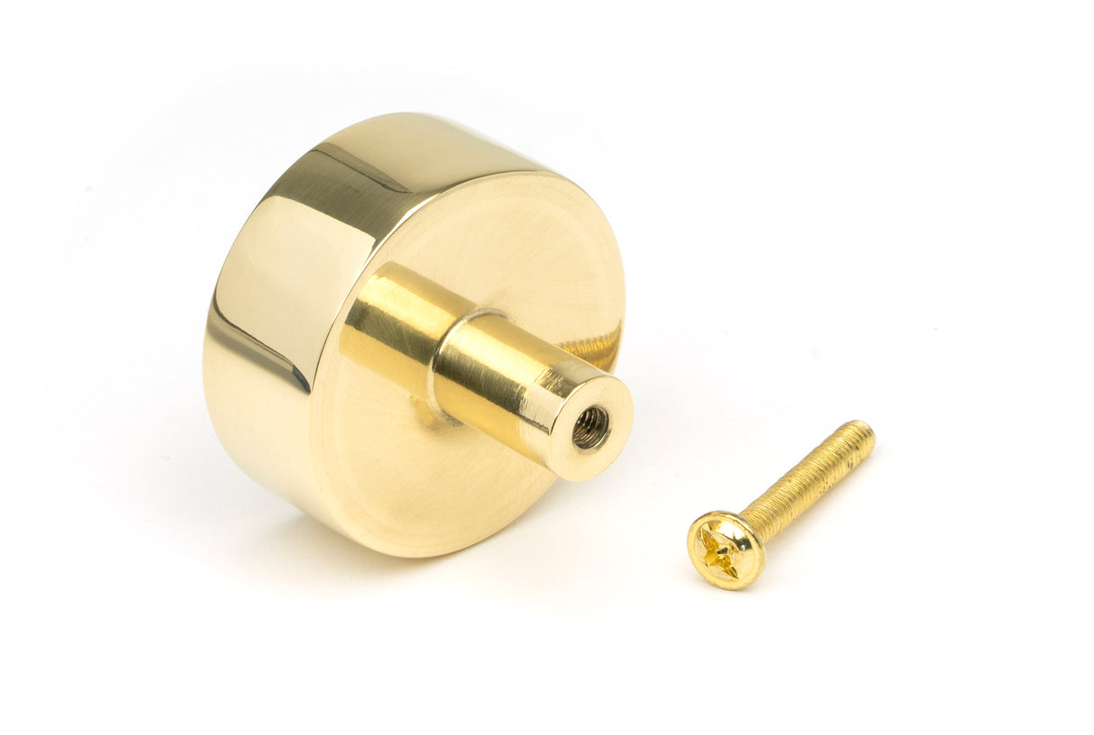 From The Anvil - Polished Brass Kelso Cabinet Knob - 38mm (No Rose) | Sku. 50299 | Trade Door Handles.