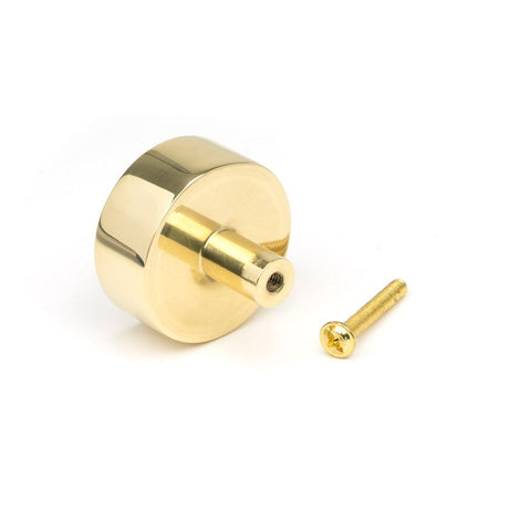 From The Anvil - Polished Brass Kelso Cabinet Knob - 38mm (No Rose) | Sku. 50299 | Trade Door Handles.