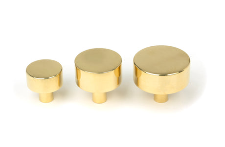 From The Anvil - Polished Brass Kelso Cabinet Knob - 38mm (No Rose) | Sku. 50299 | Trade Door Handles.