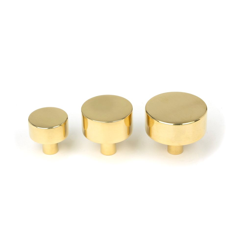 From The Anvil - Polished Brass Kelso Cabinet Knob - 38mm (No Rose) | Sku. 50299 | Trade Door Handles.
