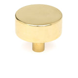 From The Anvil - Polished Brass Kelso Cabinet Knob - 38mm (No Rose) | Sku. 50299 | Trade Door Handles.