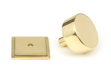 From The Anvil - Polished Brass Kelso Cabinet Knob - 38mm (Square) | Sku. 50300 | Trade Door Handles.
