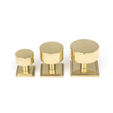 From The Anvil - Polished Brass Kelso Cabinet Knob - 38mm (Square) | Sku. 50300 | Trade Door Handles.