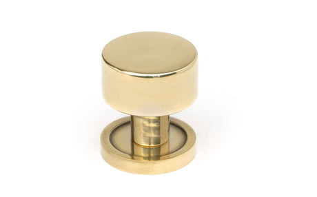 From The Anvil - Aged Brass Kelso Cabinet Knob - 25mm (Plain) | Sku. 50304 | Trade Door Handles.
