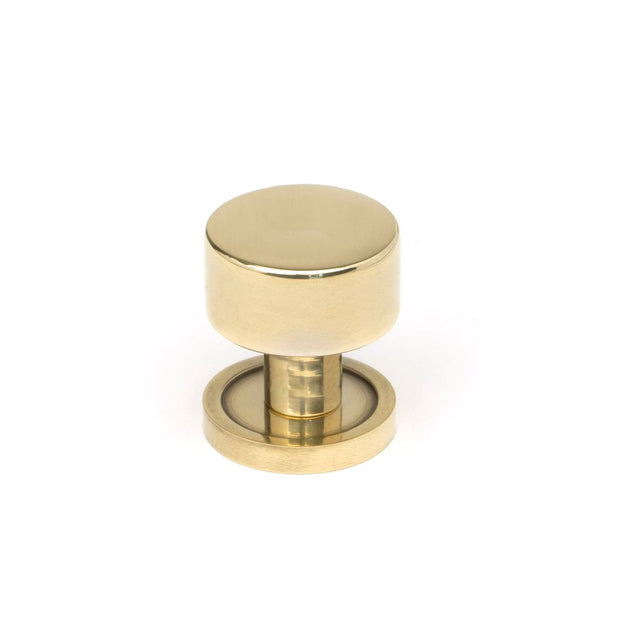 From The Anvil - Aged Brass Kelso Cabinet Knob - 25mm (Plain) | Sku. 50304 | Trade Door Handles.
