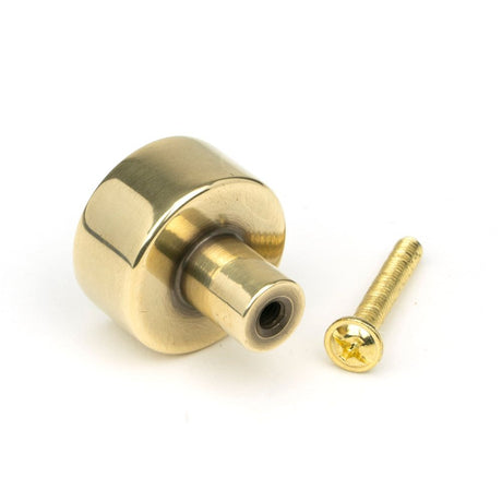 From The Anvil - Aged Brass Kelso Cabinet Knob - 25mm (No rose) | Sku. 50305 | Trade Door Handles.
