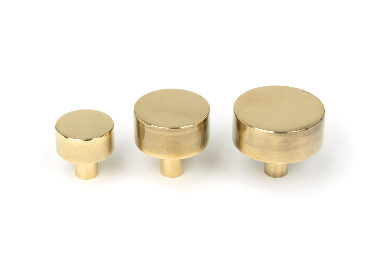 From The Anvil - Aged Brass Kelso Cabinet Knob - 25mm (No rose) | Sku. 50305 | Trade Door Handles.
