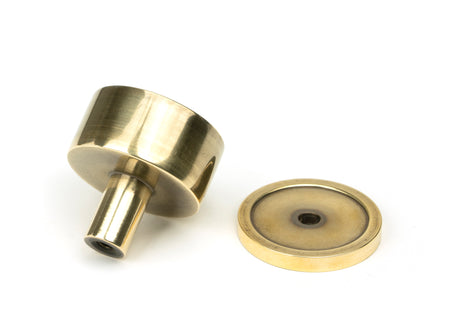 From The Anvil - Aged Brass Kelso Cabinet Knob - 32mm (Plain) | Sku. 50307 | Trade Door Handles.