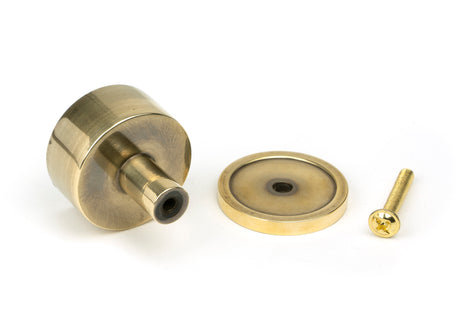 From The Anvil - Aged Brass Kelso Cabinet Knob - 32mm (Plain) | Sku. 50307 | Trade Door Handles.