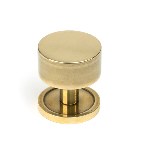 From The Anvil - Aged Brass Kelso Cabinet Knob - 32mm (Plain) | Sku. 50307 | Trade Door Handles.