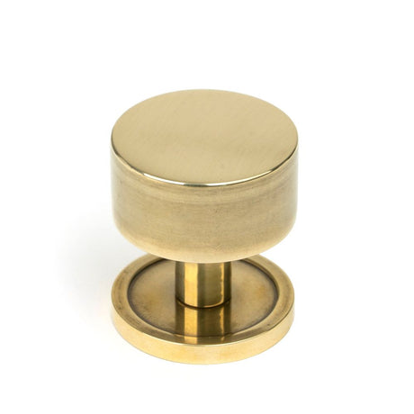 From The Anvil - Aged Brass Kelso Cabinet Knob - 32mm (Plain) | Sku. 50307 | Trade Door Handles.