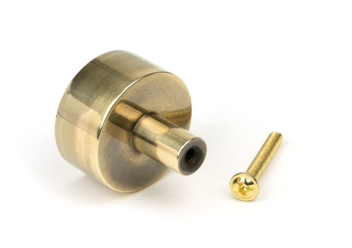 From The Anvil - Aged Brass Kelso Cabinet Knob - 32mm (No rose) | Sku. 50308 | Trade Door Handles.