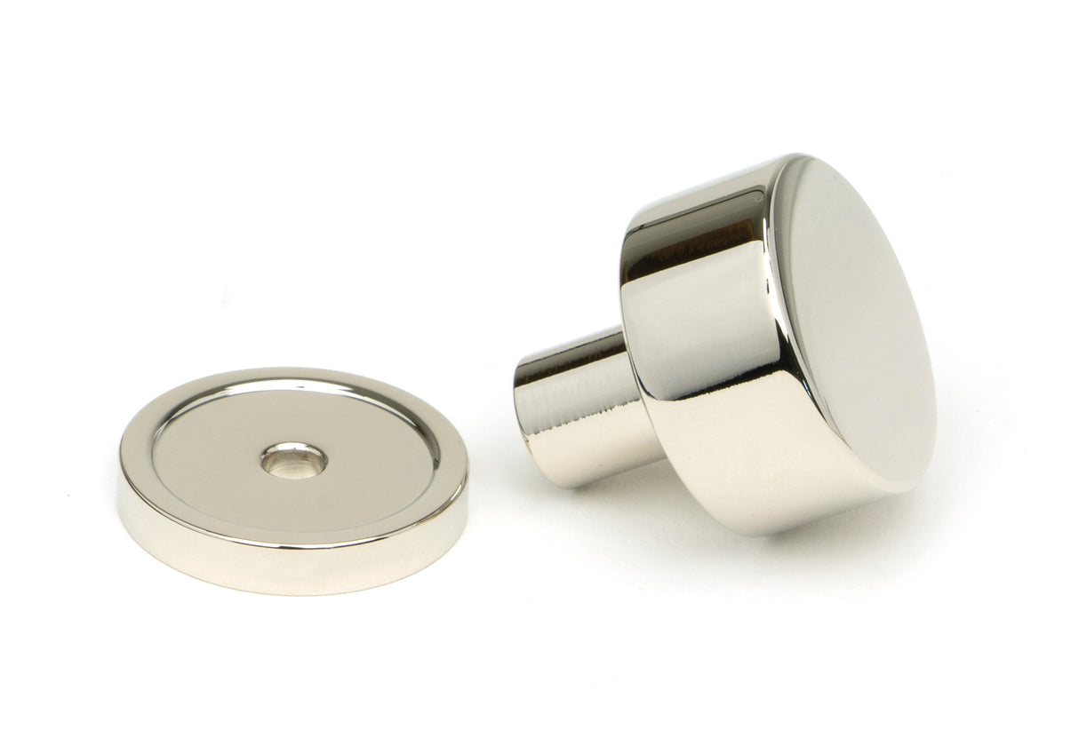 From The Anvil - Polished Nickel Kelso Cabinet Knob - 25mm (Plain) | Sku. 50313 | Trade Door Handles.