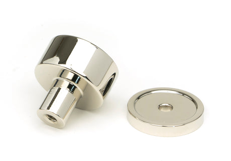 From The Anvil - Polished Nickel Kelso Cabinet Knob - 25mm (Plain) | Sku. 50313 | Trade Door Handles.