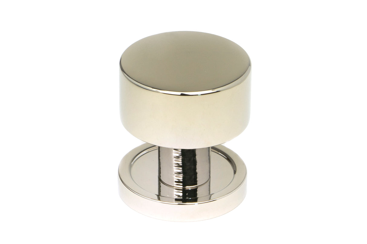 From The Anvil - Polished Nickel Kelso Cabinet Knob - 25mm (Plain) | Sku. 50313 | Trade Door Handles.