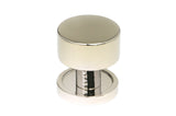 From The Anvil - Polished Nickel Kelso Cabinet Knob - 25mm (Plain) | Sku. 50313 | Trade Door Handles.