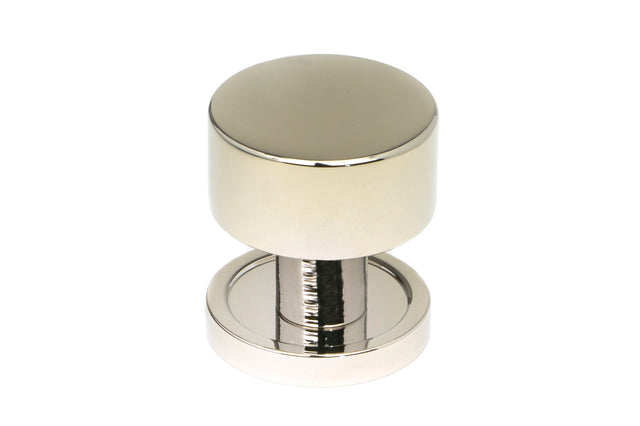 From The Anvil - Polished Nickel Kelso Cabinet Knob - 25mm (Plain) | Sku. 50313 | Trade Door Handles.